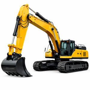 Grosse pelle hydraulique